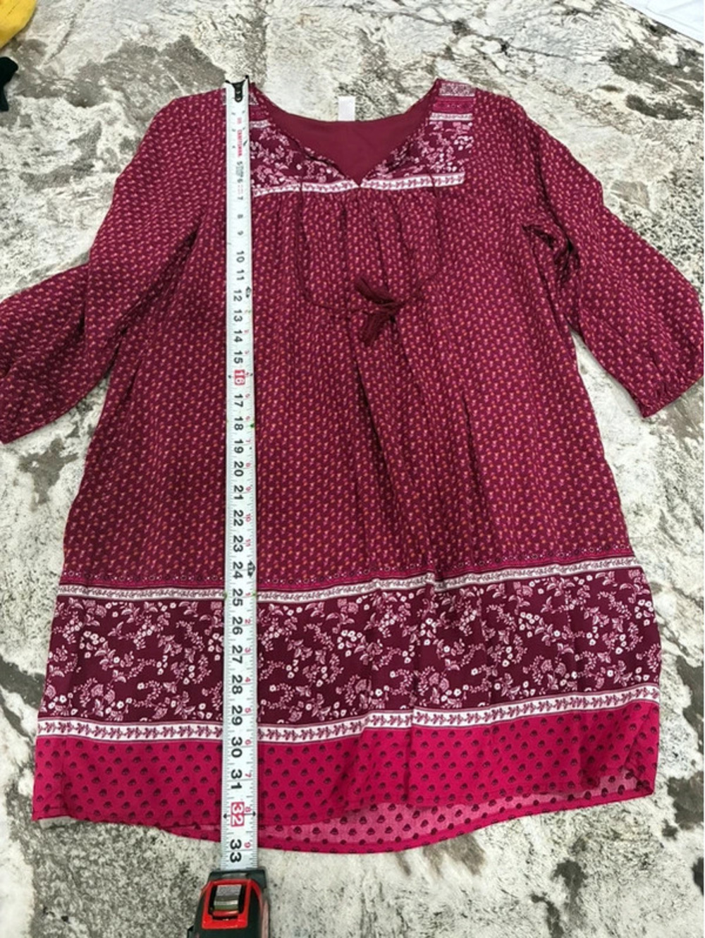 Petite large women’s dress